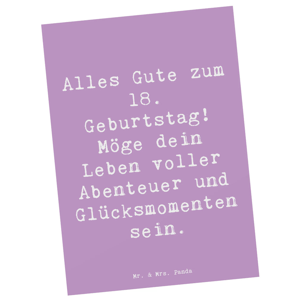 Postkarte Spruch 18. Geburtstag Postkarte, Karte, Geschenkkarte, Grußkarte, Einladung, Ansichtskarte, Geburtstagskarte, Einladungskarte, Dankeskarte, Ansichtskarten, Einladung Geburtstag, Einladungskarten Geburtstag, Geburtstag, Geburtstagsgeschenk, Geschenk