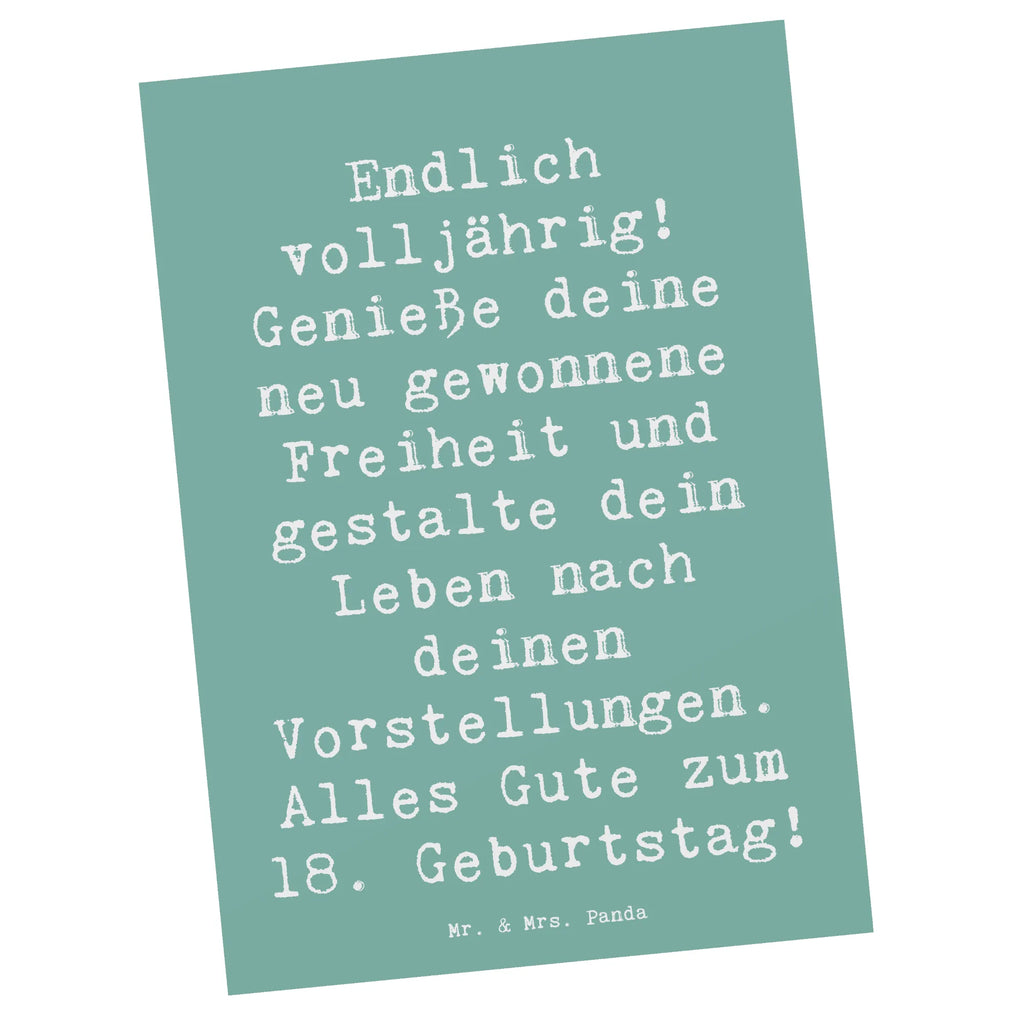 Postkarte Spruch 18. Geburtstag Freiheit Postkarte, Karte, Geschenkkarte, Grußkarte, Einladung, Ansichtskarte, Geburtstagskarte, Einladungskarte, Dankeskarte, Ansichtskarten, Einladung Geburtstag, Einladungskarten Geburtstag, Geburtstag, Geburtstagsgeschenk, Geschenk