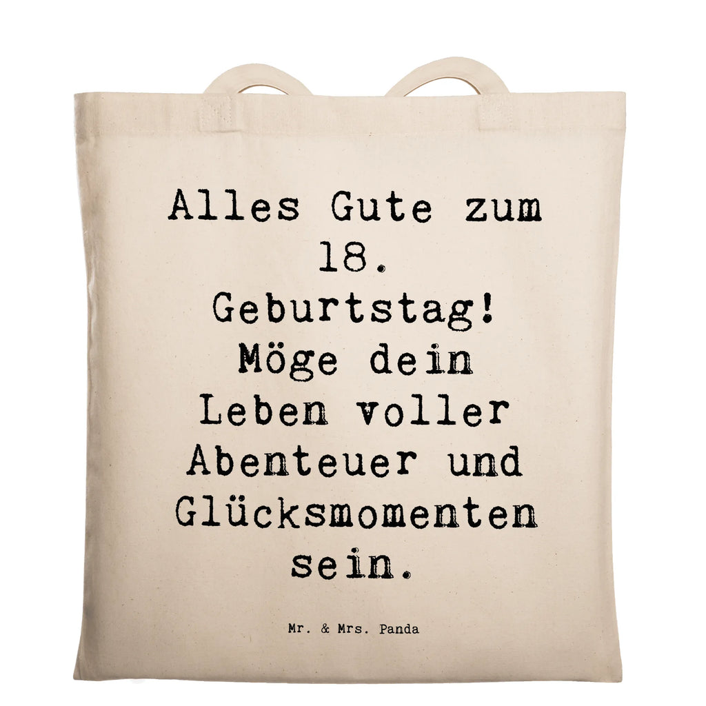 Tragetasche Spruch 18. Geburtstag Beuteltasche, Beutel, Einkaufstasche, Jutebeutel, Stoffbeutel, Tasche, Shopper, Umhängetasche, Strandtasche, Schultertasche, Stofftasche, Tragetasche, Badetasche, Jutetasche, Einkaufstüte, Laptoptasche, Geburtstag, Geburtstagsgeschenk, Geschenk