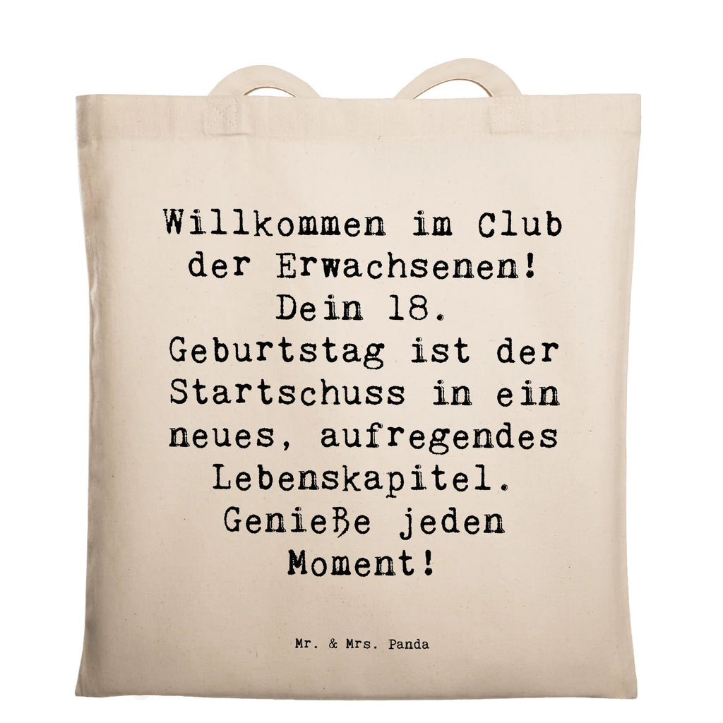 Tragetasche Spruch 18. Geburtstag Start Beuteltasche, Beutel, Einkaufstasche, Jutebeutel, Stoffbeutel, Tasche, Shopper, Umhängetasche, Strandtasche, Schultertasche, Stofftasche, Tragetasche, Badetasche, Jutetasche, Einkaufstüte, Laptoptasche, Geburtstag, Geburtstagsgeschenk, Geschenk