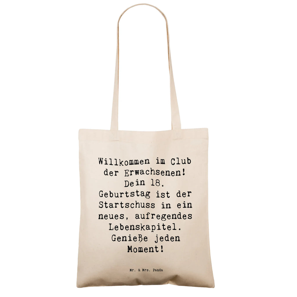 Tragetasche Spruch 18. Geburtstag Start Beuteltasche, Beutel, Einkaufstasche, Jutebeutel, Stoffbeutel, Tasche, Shopper, Umhängetasche, Strandtasche, Schultertasche, Stofftasche, Tragetasche, Badetasche, Jutetasche, Einkaufstüte, Laptoptasche, Geburtstag, Geburtstagsgeschenk, Geschenk