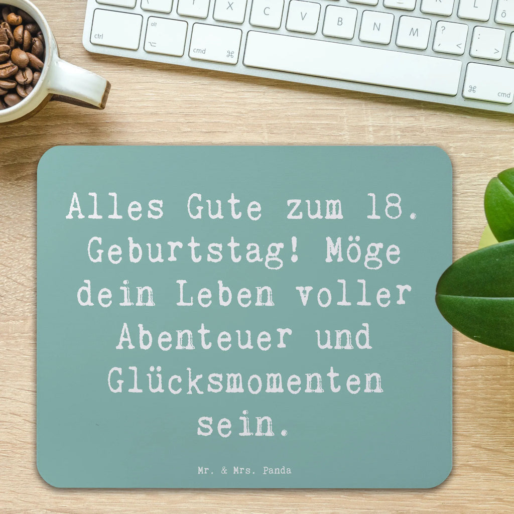 Mauspad Spruch 18. Geburtstag Mousepad, Computer zubehör, Büroausstattung, PC Zubehör, Arbeitszimmer, Mauspad, Einzigartiges Mauspad, Designer Mauspad, Mausunterlage, Mauspad Büro, Geburtstag, Geburtstagsgeschenk, Geschenk