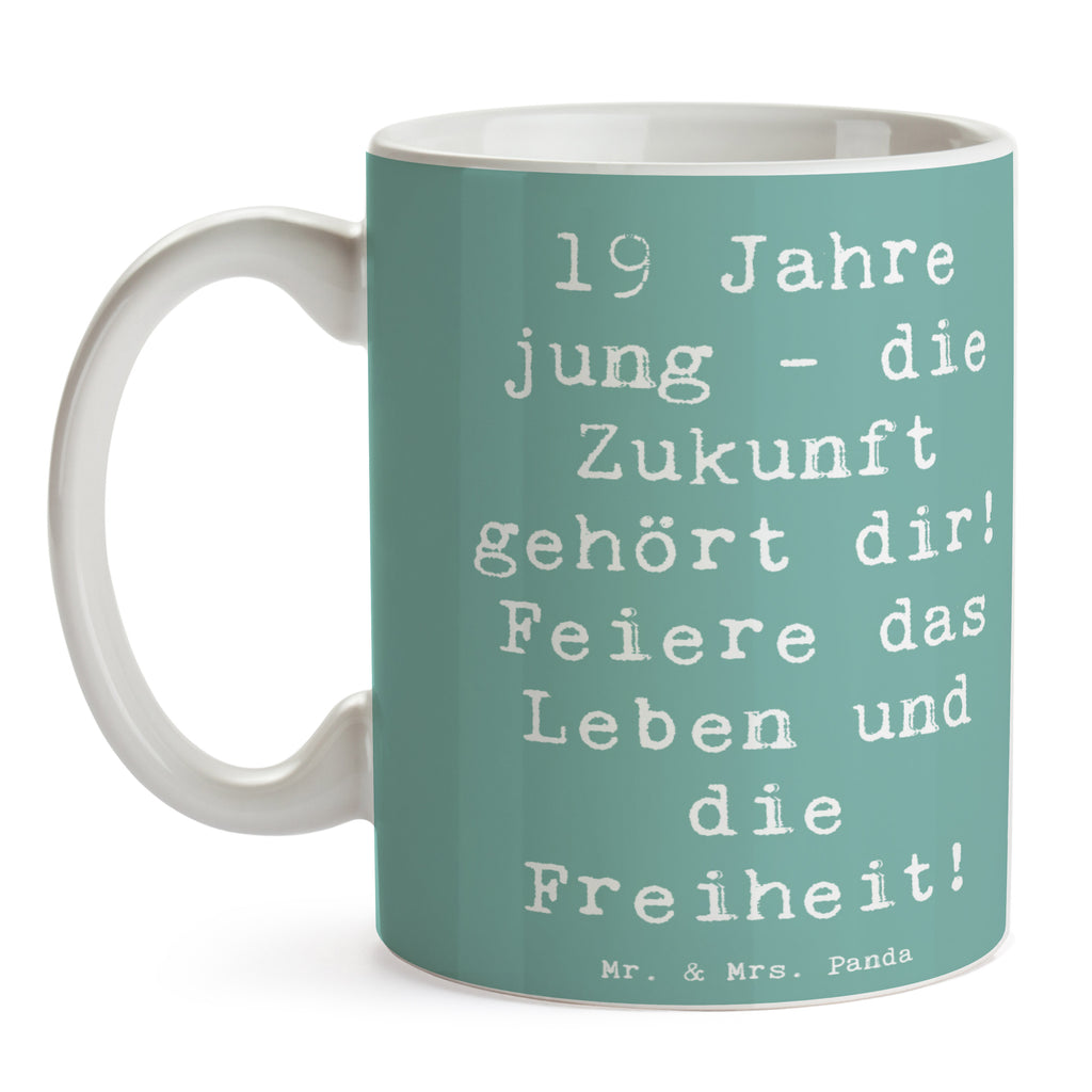 Tasse Spruch 19. Geburtstag Tasse, Kaffeetasse, Teetasse, Becher, Kaffeebecher, Teebecher, Keramiktasse, Porzellantasse, Büro Tasse, Geschenk Tasse, Tasse Sprüche, Tasse Motive, Kaffeetassen, Tasse bedrucken, Designer Tasse, Cappuccino Tassen, Schöne Teetassen, Geburtstag, Geburtstagsgeschenk, Geschenk