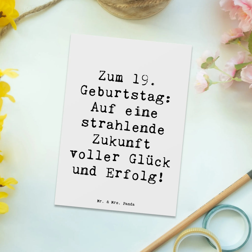 Postkarte Spruch 19. Geburtstag Zukunft Postkarte, Karte, Geschenkkarte, Grußkarte, Einladung, Ansichtskarte, Geburtstagskarte, Einladungskarte, Dankeskarte, Ansichtskarten, Einladung Geburtstag, Einladungskarten Geburtstag, Geburtstag, Geburtstagsgeschenk, Geschenk