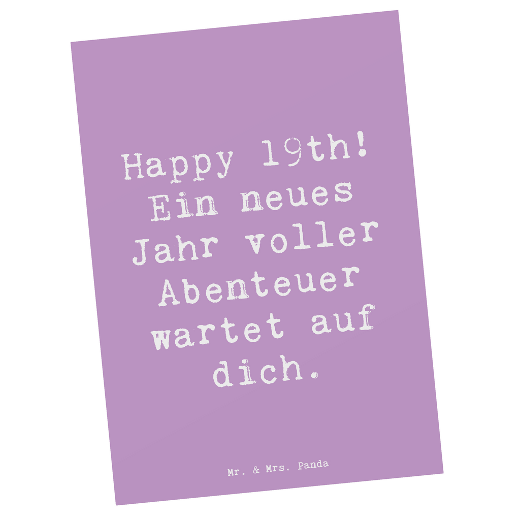 Postkarte Spruch 19. Geburtstag Abenteuer Postkarte, Karte, Geschenkkarte, Grußkarte, Einladung, Ansichtskarte, Geburtstagskarte, Einladungskarte, Dankeskarte, Ansichtskarten, Einladung Geburtstag, Einladungskarten Geburtstag, Geburtstag, Geburtstagsgeschenk, Geschenk