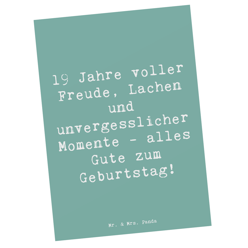 Postkarte Spruch 19. Geburtstag Freude Postkarte, Karte, Geschenkkarte, Grußkarte, Einladung, Ansichtskarte, Geburtstagskarte, Einladungskarte, Dankeskarte, Ansichtskarten, Einladung Geburtstag, Einladungskarten Geburtstag, Geburtstag, Geburtstagsgeschenk, Geschenk