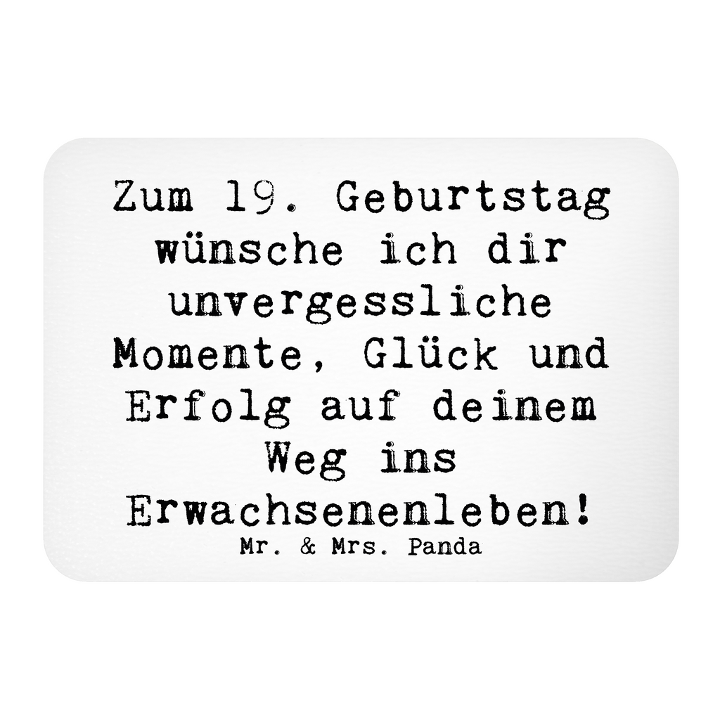 Magnet Spruch 19. Geburtstag Wünsche Kühlschrankmagnet, Pinnwandmagnet, Souvenir Magnet, Motivmagnete, Dekomagnet, Whiteboard Magnet, Notiz Magnet, Kühlschrank Dekoration, Geburtstag, Geburtstagsgeschenk, Geschenk