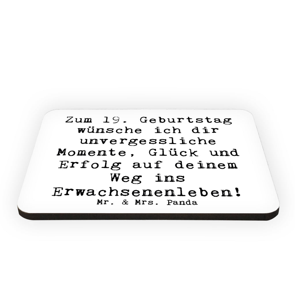 Magnet Spruch 19. Geburtstag Wünsche Kühlschrankmagnet, Pinnwandmagnet, Souvenir Magnet, Motivmagnete, Dekomagnet, Whiteboard Magnet, Notiz Magnet, Kühlschrank Dekoration, Geburtstag, Geburtstagsgeschenk, Geschenk