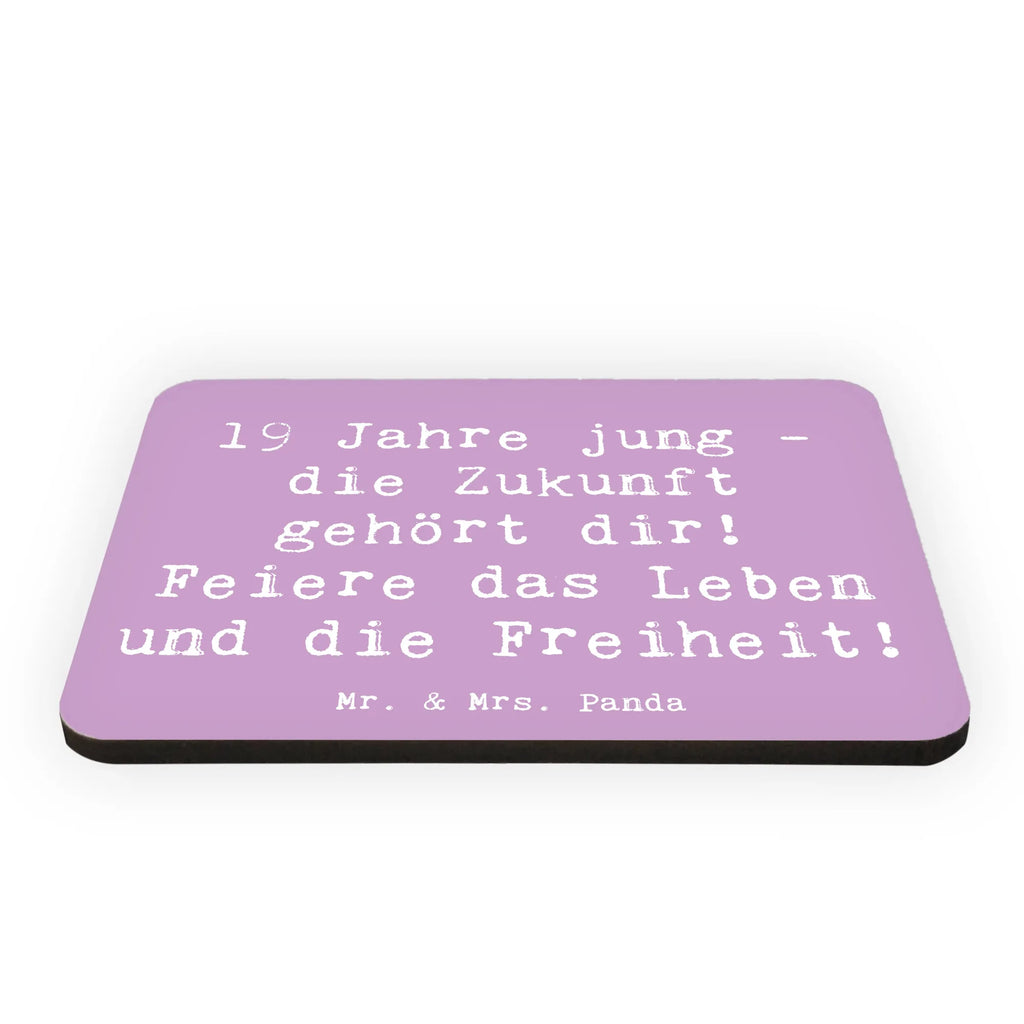 Magnet Spruch 19. Geburtstag Kühlschrankmagnet, Pinnwandmagnet, Souvenir Magnet, Motivmagnete, Dekomagnet, Whiteboard Magnet, Notiz Magnet, Kühlschrank Dekoration, Geburtstag, Geburtstagsgeschenk, Geschenk