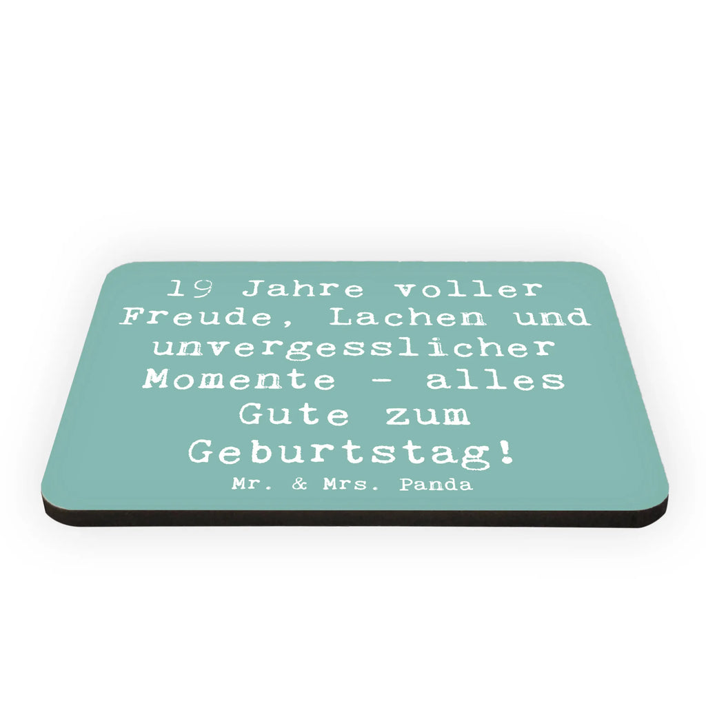 Magnet Spruch 19. Geburtstag Freude Kühlschrankmagnet, Pinnwandmagnet, Souvenir Magnet, Motivmagnete, Dekomagnet, Whiteboard Magnet, Notiz Magnet, Kühlschrank Dekoration, Geburtstag, Geburtstagsgeschenk, Geschenk