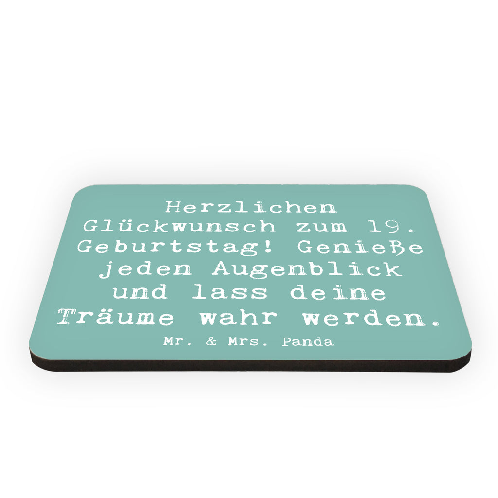 Magnet Spruch 19. Geburtstag Freude Kühlschrankmagnet, Pinnwandmagnet, Souvenir Magnet, Motivmagnete, Dekomagnet, Whiteboard Magnet, Notiz Magnet, Kühlschrank Dekoration, Geburtstag, Geburtstagsgeschenk, Geschenk