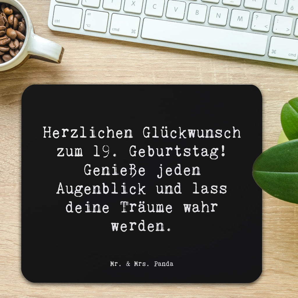 Mauspad Spruch 19. Geburtstag Freude Mousepad, Computer zubehör, Büroausstattung, PC Zubehör, Arbeitszimmer, Mauspad, Einzigartiges Mauspad, Designer Mauspad, Mausunterlage, Mauspad Büro, Geburtstag, Geburtstagsgeschenk, Geschenk