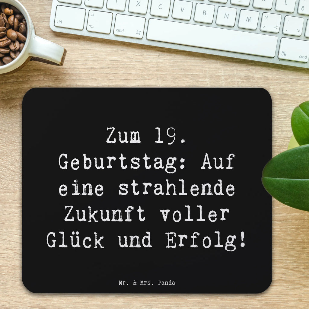 Mauspad Spruch 19. Geburtstag Zukunft Mousepad, Computer zubehör, Büroausstattung, PC Zubehör, Arbeitszimmer, Mauspad, Einzigartiges Mauspad, Designer Mauspad, Mausunterlage, Mauspad Büro, Geburtstag, Geburtstagsgeschenk, Geschenk