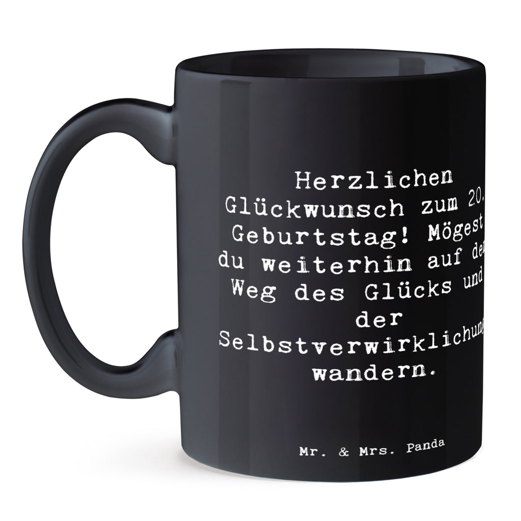 Tasse Spruch 20. Geburtstag Glückspfad Tasse, Kaffeetasse, Teetasse, Becher, Kaffeebecher, Teebecher, Keramiktasse, Porzellantasse, Büro Tasse, Geschenk Tasse, Tasse Sprüche, Tasse Motive, Kaffeetassen, Tasse bedrucken, Designer Tasse, Cappuccino Tassen, Schöne Teetassen, Geburtstag, Geburtstagsgeschenk, Geschenk