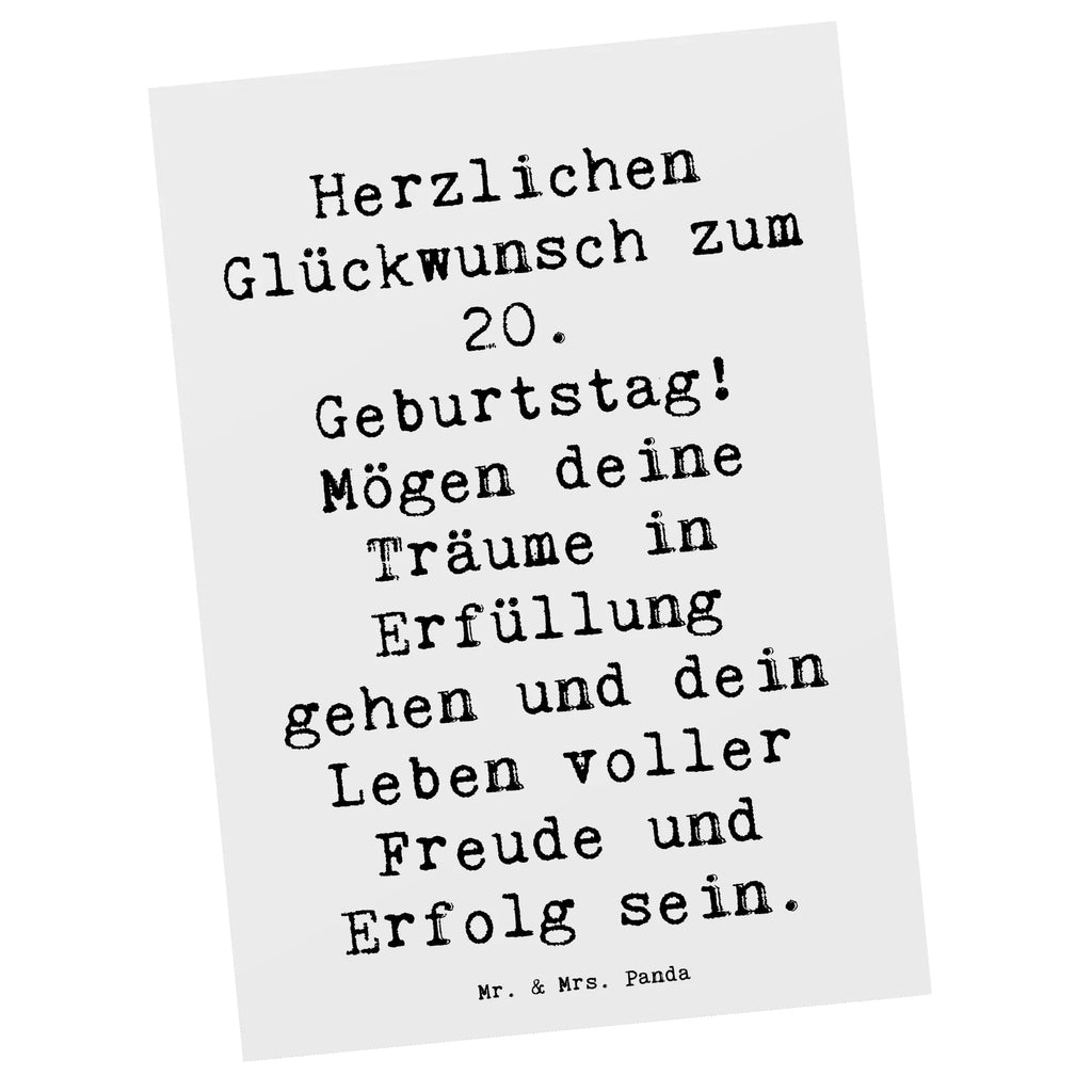 Postkarte Spruch 20. Geburtstag Postkarte, Karte, Geschenkkarte, Grußkarte, Einladung, Ansichtskarte, Geburtstagskarte, Einladungskarte, Dankeskarte, Ansichtskarten, Einladung Geburtstag, Einladungskarten Geburtstag, Geburtstag, Geburtstagsgeschenk, Geschenk