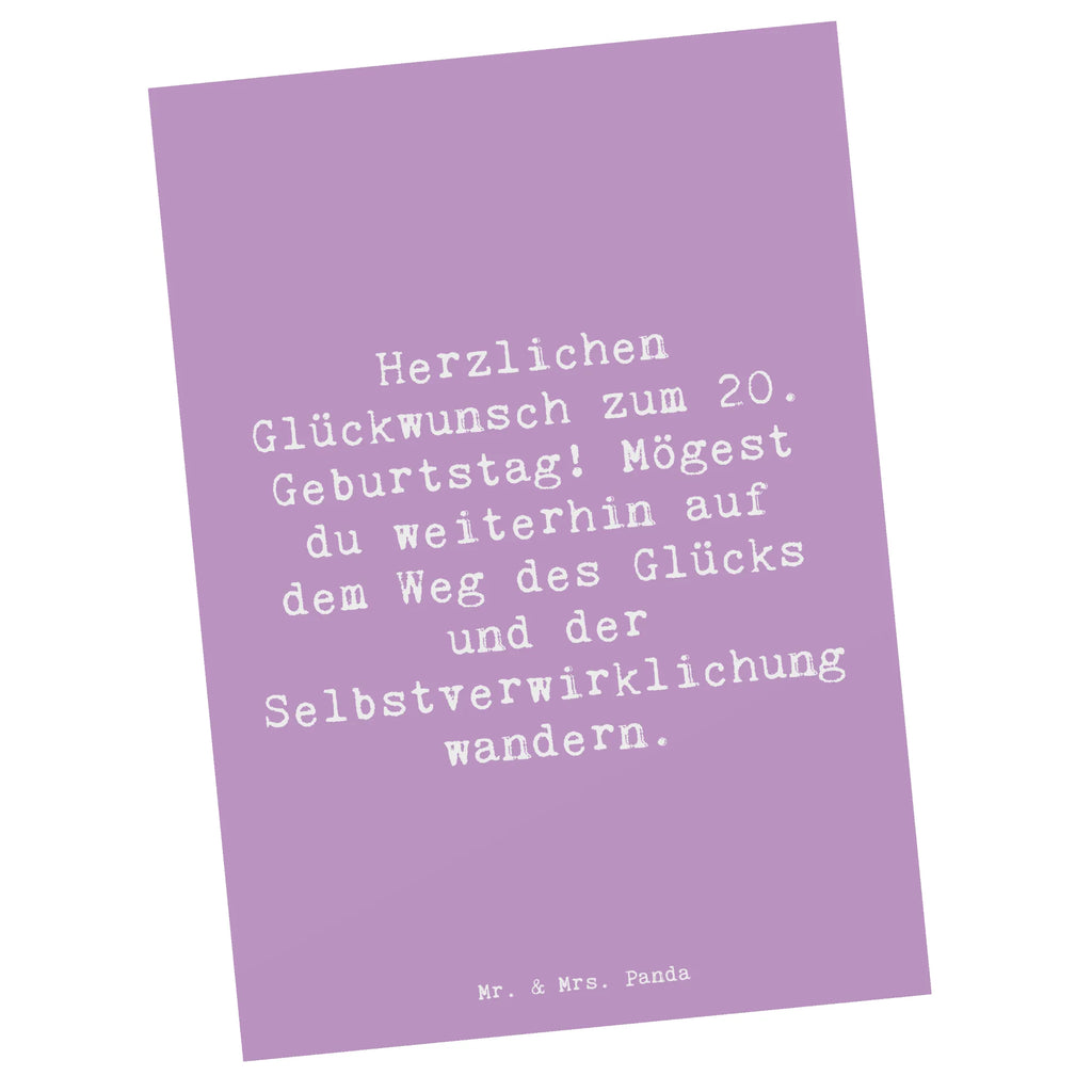 Postkarte Spruch 20. Geburtstag Glückspfad Postkarte, Karte, Geschenkkarte, Grußkarte, Einladung, Ansichtskarte, Geburtstagskarte, Einladungskarte, Dankeskarte, Ansichtskarten, Einladung Geburtstag, Einladungskarten Geburtstag, Geburtstag, Geburtstagsgeschenk, Geschenk