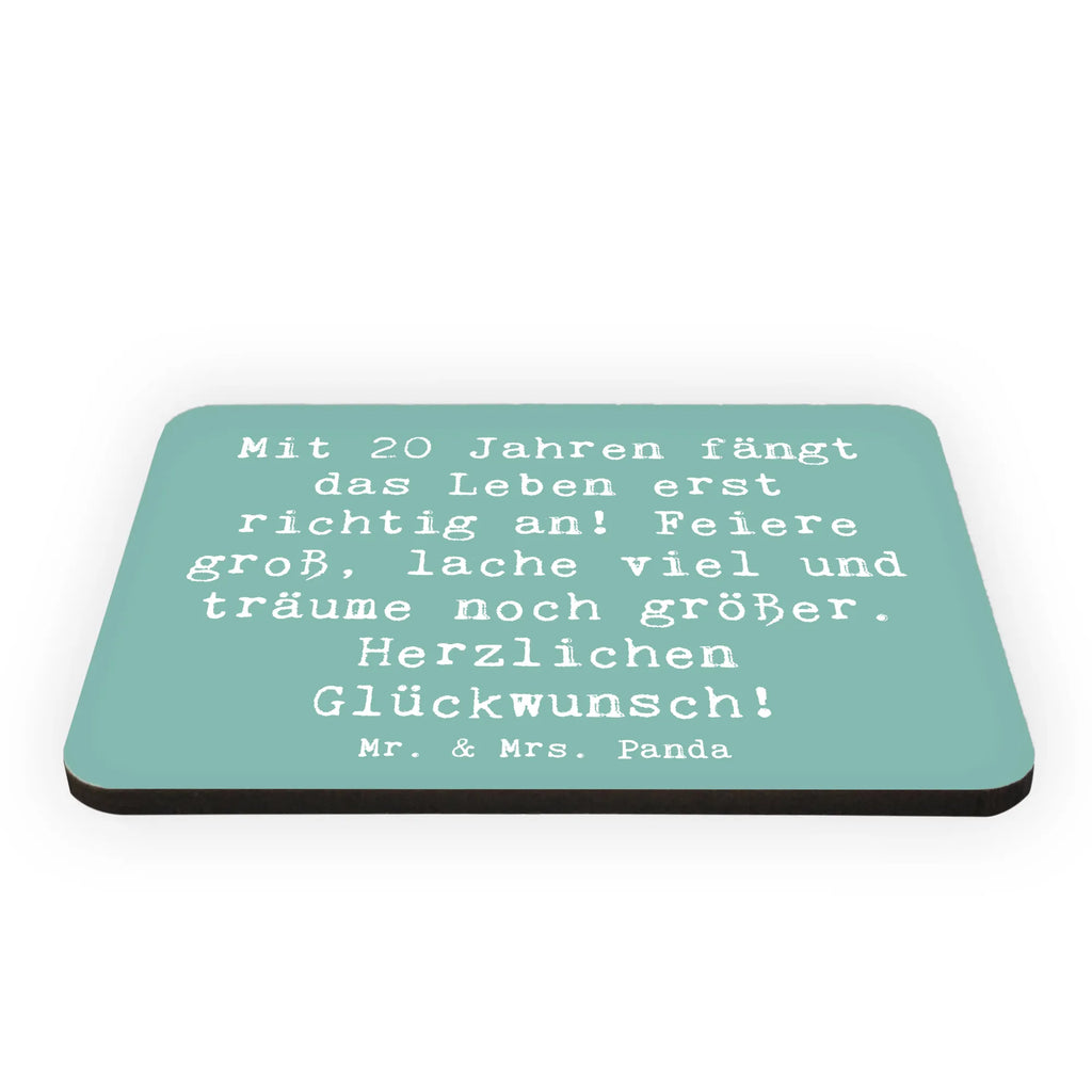 Magnet Spruch 20. Geburtstag Kühlschrankmagnet, Pinnwandmagnet, Souvenir Magnet, Motivmagnete, Dekomagnet, Whiteboard Magnet, Notiz Magnet, Kühlschrank Dekoration, Geburtstag, Geburtstagsgeschenk, Geschenk