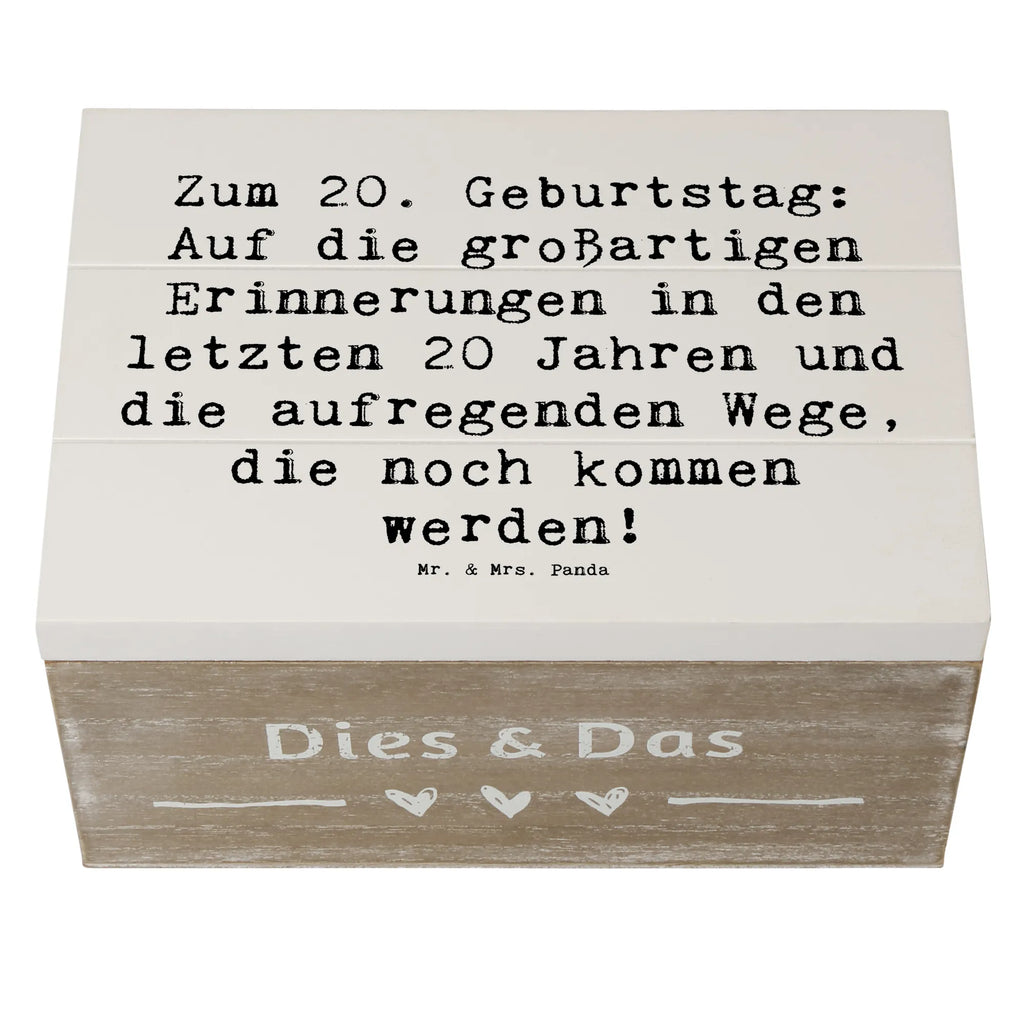 Holzkiste Spruch 20. Geburtstag Holzkiste, Kiste, Schatzkiste, Truhe, Schatulle, XXL, Erinnerungsbox, Erinnerungskiste, Dekokiste, Aufbewahrungsbox, Geschenkbox, Geschenkdose, Geburtstag, Geburtstagsgeschenk, Geschenk