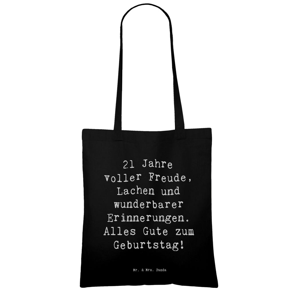 Tragetasche Spruch 21. Geburtstag Freude Beuteltasche, Beutel, Einkaufstasche, Jutebeutel, Stoffbeutel, Tasche, Shopper, Umhängetasche, Strandtasche, Schultertasche, Stofftasche, Tragetasche, Badetasche, Jutetasche, Einkaufstüte, Laptoptasche, Geburtstag, Geburtstagsgeschenk, Geschenk