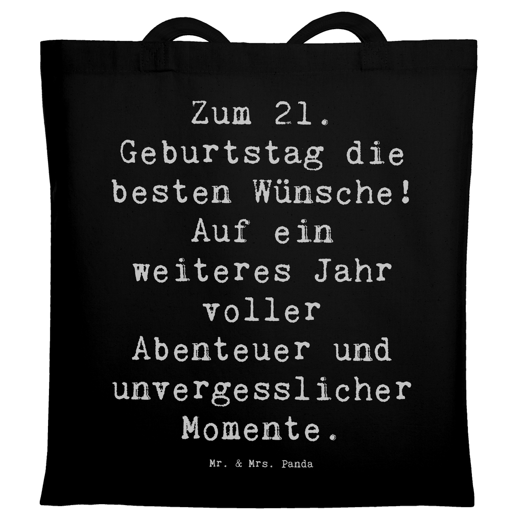 Tragetasche Spruch 21. Geburtstag Beuteltasche, Beutel, Einkaufstasche, Jutebeutel, Stoffbeutel, Tasche, Shopper, Umhängetasche, Strandtasche, Schultertasche, Stofftasche, Tragetasche, Badetasche, Jutetasche, Einkaufstüte, Laptoptasche, Geburtstag, Geburtstagsgeschenk, Geschenk