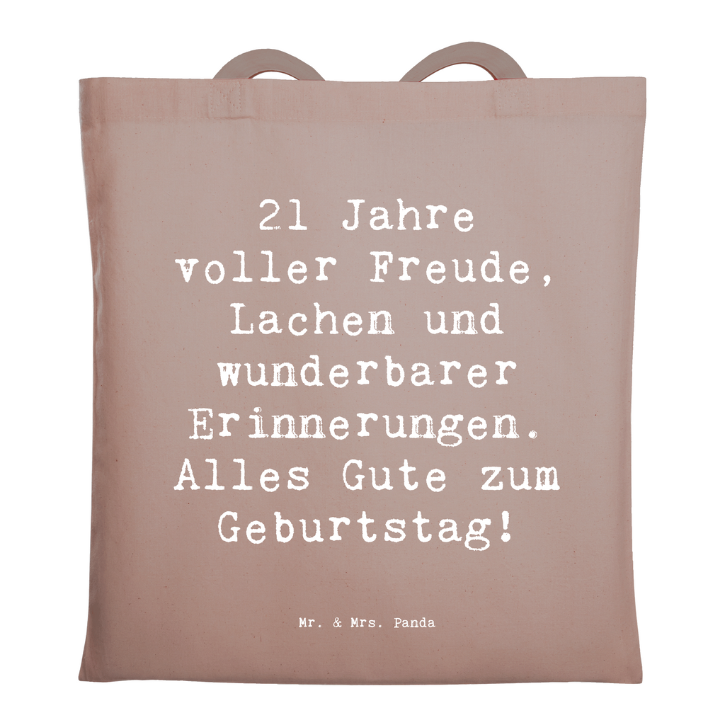 Tragetasche Spruch 21. Geburtstag Freude Beuteltasche, Beutel, Einkaufstasche, Jutebeutel, Stoffbeutel, Tasche, Shopper, Umhängetasche, Strandtasche, Schultertasche, Stofftasche, Tragetasche, Badetasche, Jutetasche, Einkaufstüte, Laptoptasche, Geburtstag, Geburtstagsgeschenk, Geschenk