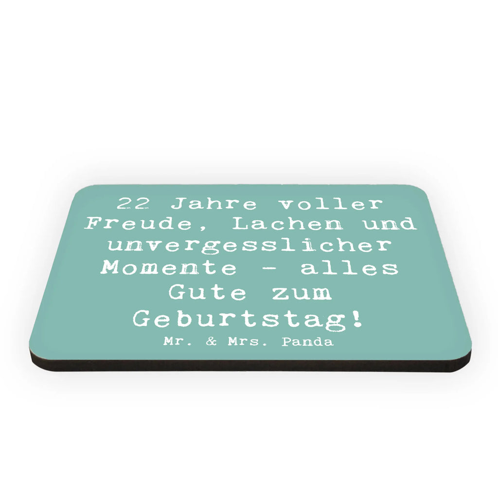 Magnet Spruch 22. Geburtstag Freude Kühlschrankmagnet, Pinnwandmagnet, Souvenir Magnet, Motivmagnete, Dekomagnet, Whiteboard Magnet, Notiz Magnet, Kühlschrank Dekoration, Geburtstag, Geburtstagsgeschenk, Geschenk