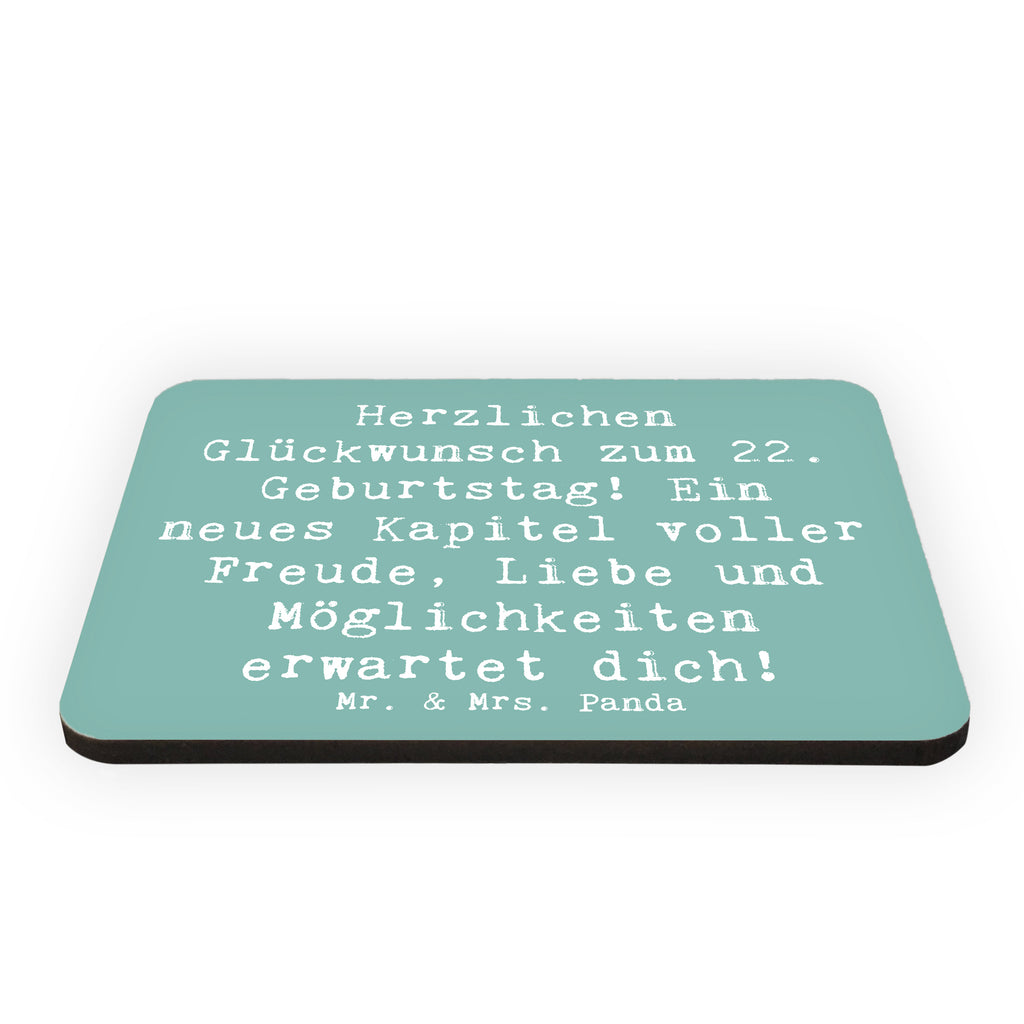 Magnet Spruch 22. Geburtstag Kühlschrankmagnet, Pinnwandmagnet, Souvenir Magnet, Motivmagnete, Dekomagnet, Whiteboard Magnet, Notiz Magnet, Kühlschrank Dekoration, Geburtstag, Geburtstagsgeschenk, Geschenk