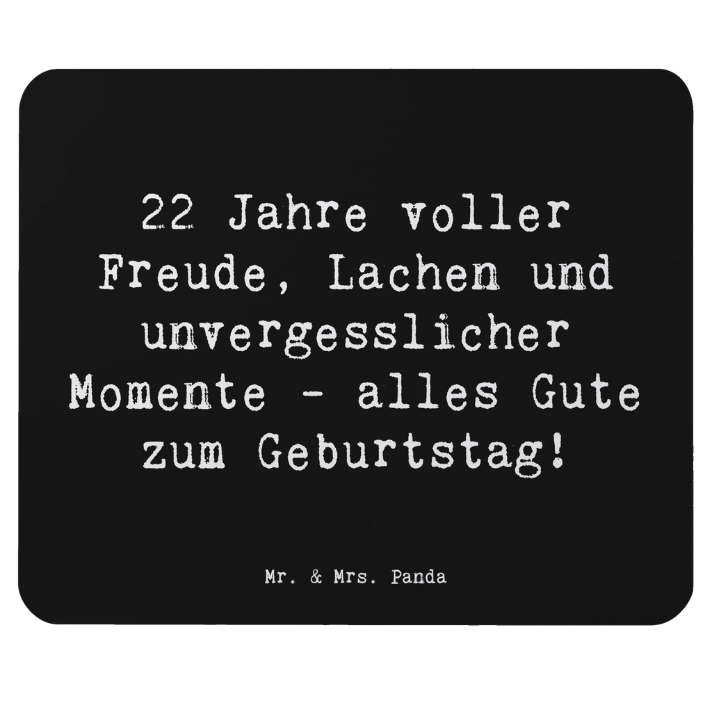 Mauspad Spruch 22. Geburtstag Freude Mousepad, Computer zubehör, Büroausstattung, PC Zubehör, Arbeitszimmer, Mauspad, Einzigartiges Mauspad, Designer Mauspad, Mausunterlage, Mauspad Büro, Geburtstag, Geburtstagsgeschenk, Geschenk