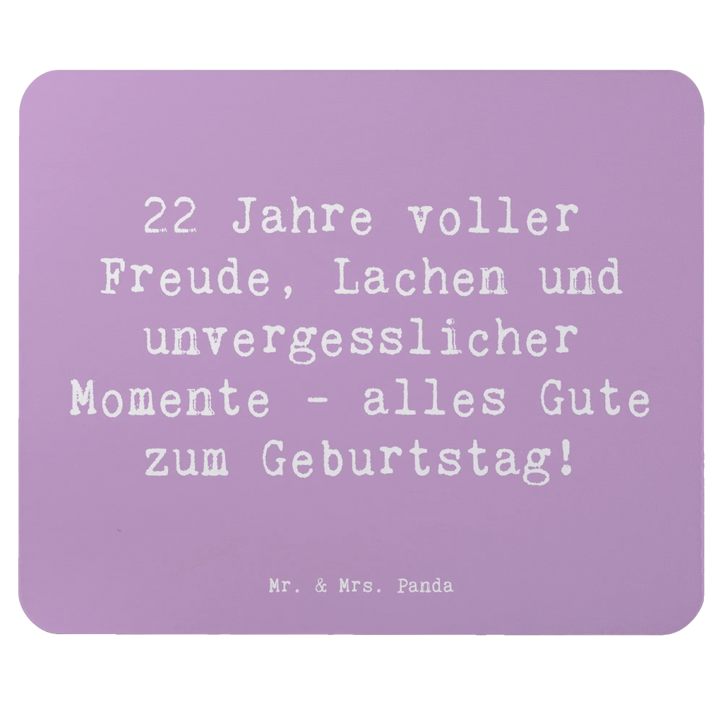 Mauspad Spruch 22. Geburtstag Freude Mousepad, Computer zubehör, Büroausstattung, PC Zubehör, Arbeitszimmer, Mauspad, Einzigartiges Mauspad, Designer Mauspad, Mausunterlage, Mauspad Büro, Geburtstag, Geburtstagsgeschenk, Geschenk