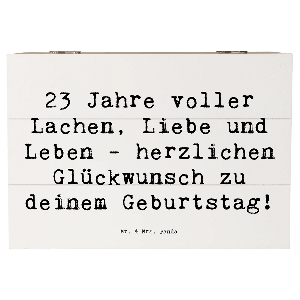 Holzkiste Spruch 23. Geburtstag Holzkiste, Kiste, Schatzkiste, Truhe, Schatulle, XXL, Erinnerungsbox, Erinnerungskiste, Dekokiste, Aufbewahrungsbox, Geschenkbox, Geschenkdose, Geburtstag, Geburtstagsgeschenk, Geschenk