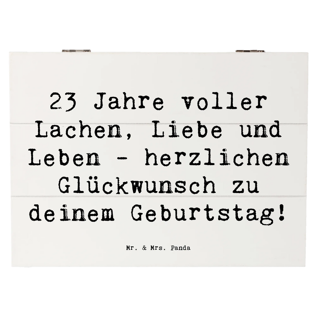 Holzkiste Spruch 23. Geburtstag Holzkiste, Kiste, Schatzkiste, Truhe, Schatulle, XXL, Erinnerungsbox, Erinnerungskiste, Dekokiste, Aufbewahrungsbox, Geschenkbox, Geschenkdose, Geburtstag, Geburtstagsgeschenk, Geschenk