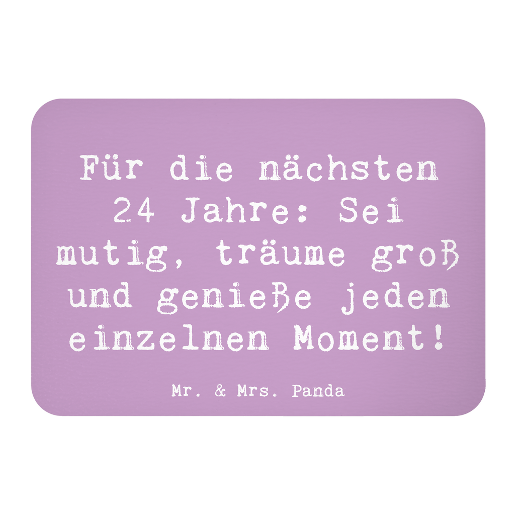 Magnet Spruch 24. Geburtstag Mutig Träumen Kühlschrankmagnet, Pinnwandmagnet, Souvenir Magnet, Motivmagnete, Dekomagnet, Whiteboard Magnet, Notiz Magnet, Kühlschrank Dekoration, Geburtstag, Geburtstagsgeschenk, Geschenk