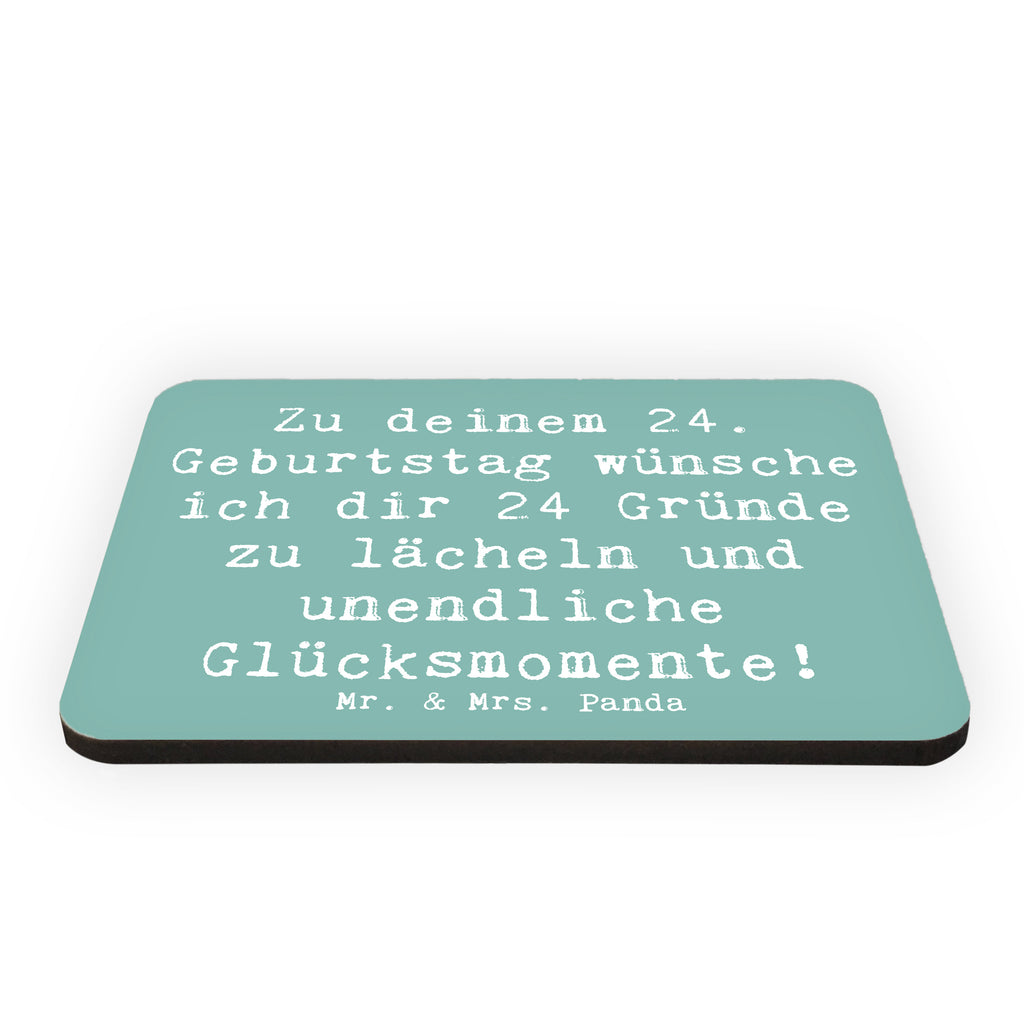 Magnet Spruch 24. Geburtstag Glück Kühlschrankmagnet, Pinnwandmagnet, Souvenir Magnet, Motivmagnete, Dekomagnet, Whiteboard Magnet, Notiz Magnet, Kühlschrank Dekoration, Geburtstag, Geburtstagsgeschenk, Geschenk