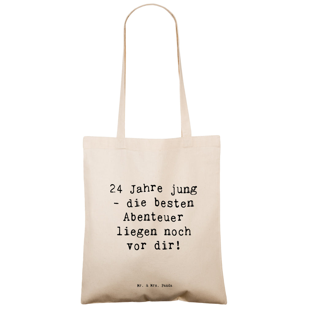 Tragetasche Spruch 24. Geburtstag Beuteltasche, Beutel, Einkaufstasche, Jutebeutel, Stoffbeutel, Tasche, Shopper, Umhängetasche, Strandtasche, Schultertasche, Stofftasche, Tragetasche, Badetasche, Jutetasche, Einkaufstüte, Laptoptasche, Geburtstag, Geburtstagsgeschenk, Geschenk