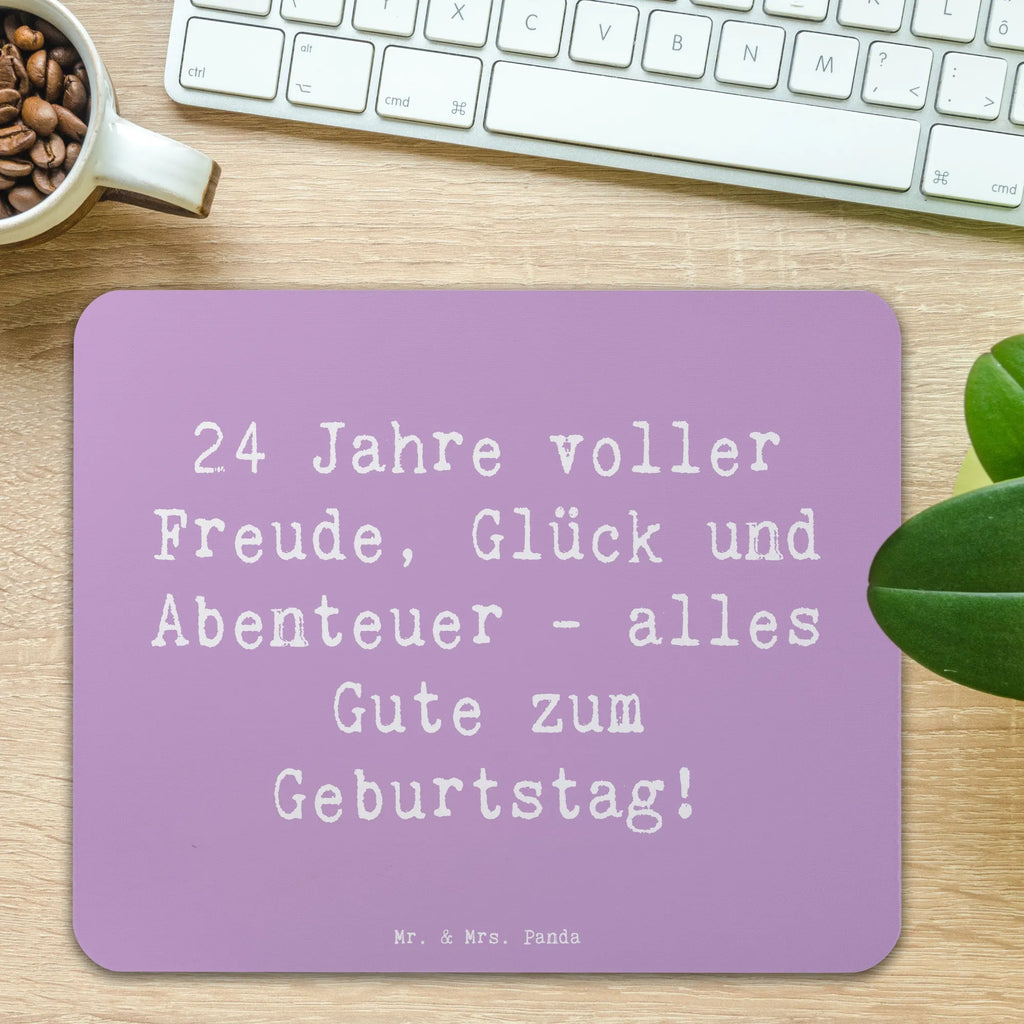 Mauspad Spruch 24. Geburtstag Mousepad, Computer zubehör, Büroausstattung, PC Zubehör, Arbeitszimmer, Mauspad, Einzigartiges Mauspad, Designer Mauspad, Mausunterlage, Mauspad Büro, Geburtstag, Geburtstagsgeschenk, Geschenk