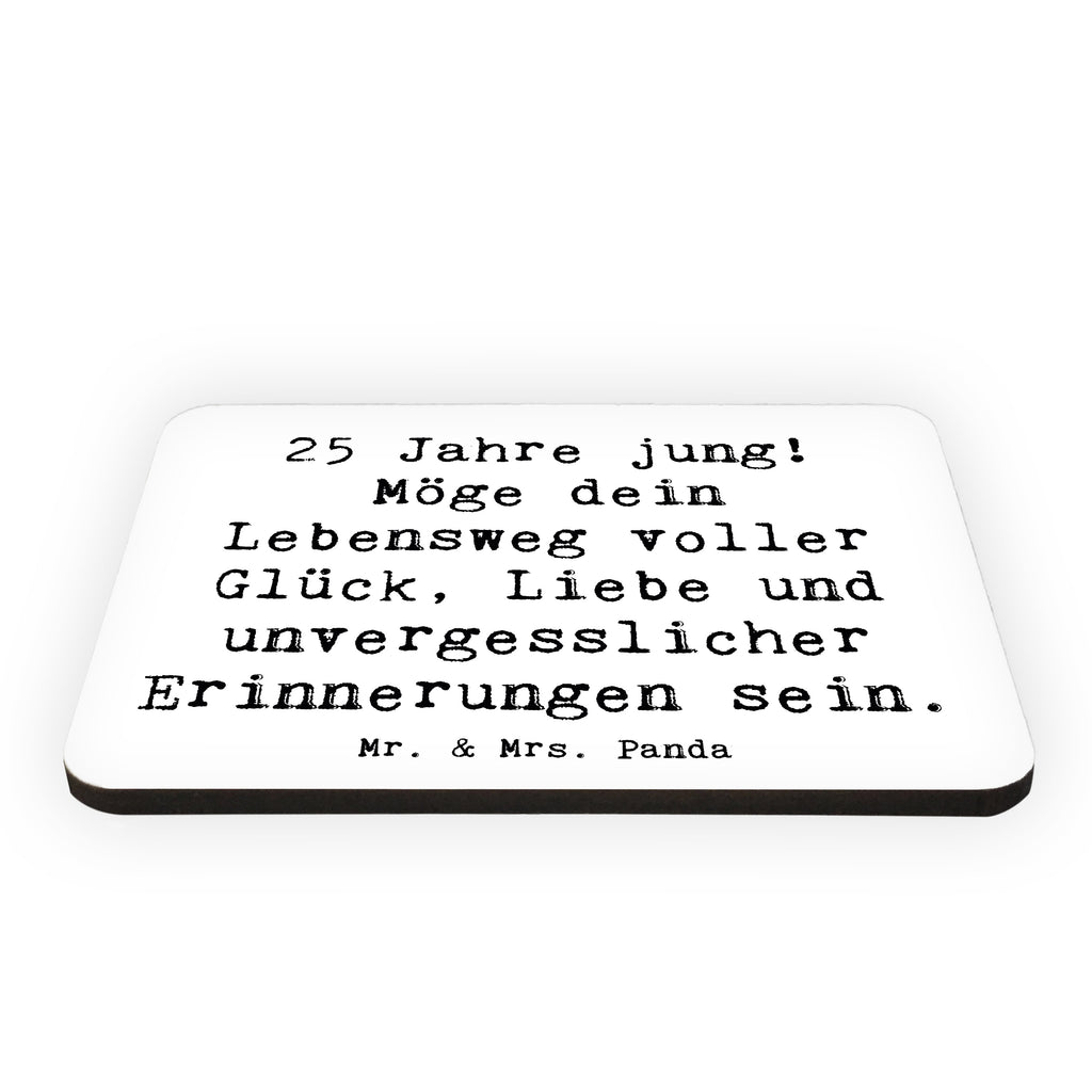 Magnet Spruch 25. Geburtstag Glück Kühlschrankmagnet, Pinnwandmagnet, Souvenir Magnet, Motivmagnete, Dekomagnet, Whiteboard Magnet, Notiz Magnet, Kühlschrank Dekoration, Geburtstag, Geburtstagsgeschenk, Geschenk