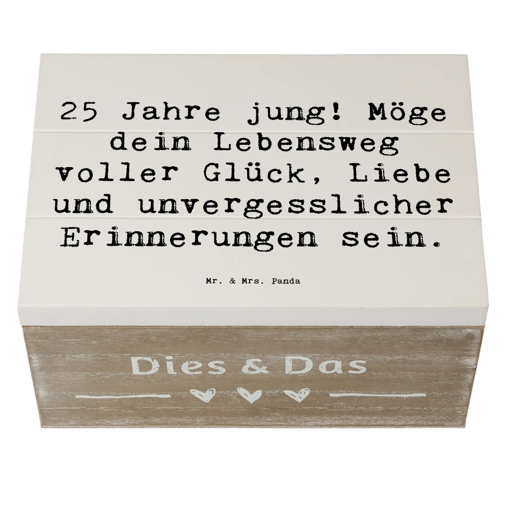 Holzkiste Spruch 25. Geburtstag Glück Holzkiste, Kiste, Schatzkiste, Truhe, Schatulle, XXL, Erinnerungsbox, Erinnerungskiste, Dekokiste, Aufbewahrungsbox, Geschenkbox, Geschenkdose, Geburtstag, Geburtstagsgeschenk, Geschenk