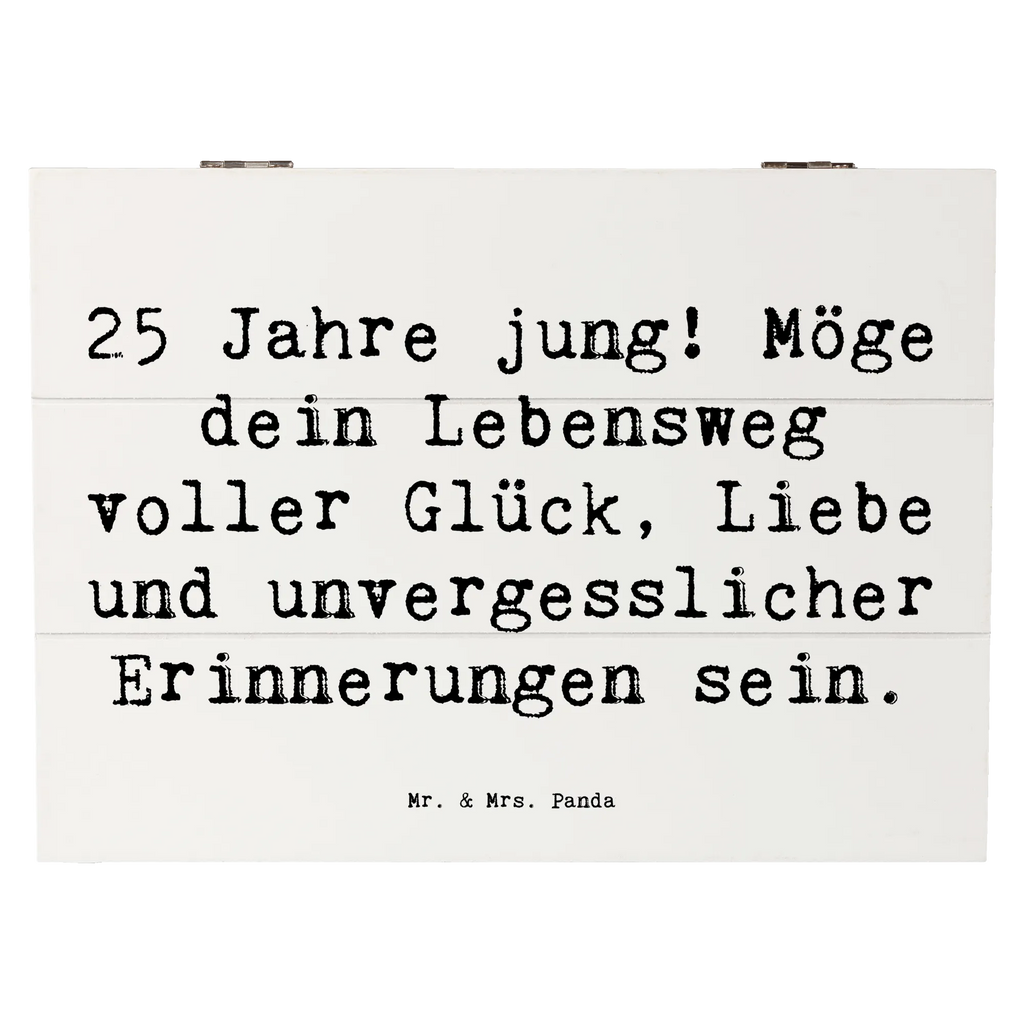 Holzkiste Spruch 25. Geburtstag Glück Holzkiste, Kiste, Schatzkiste, Truhe, Schatulle, XXL, Erinnerungsbox, Erinnerungskiste, Dekokiste, Aufbewahrungsbox, Geschenkbox, Geschenkdose, Geburtstag, Geburtstagsgeschenk, Geschenk