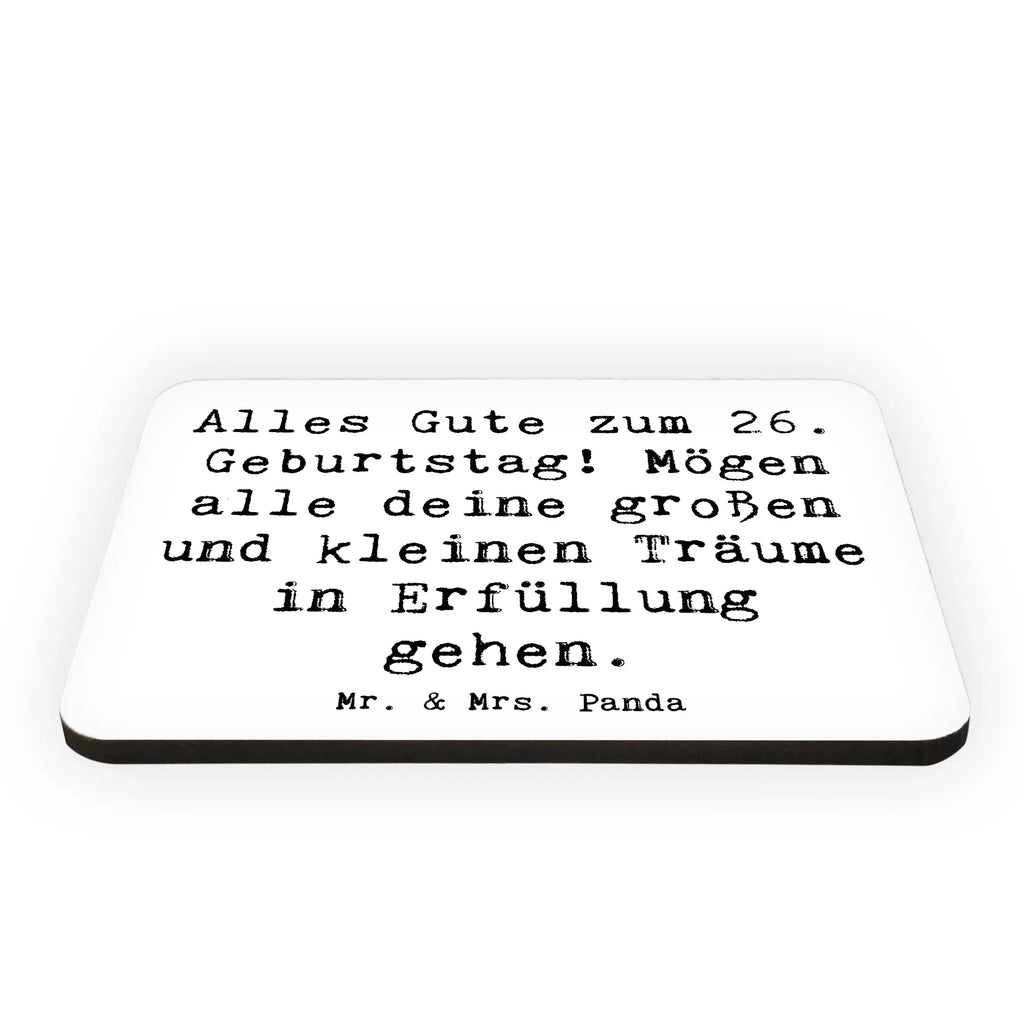 Magnet Spruch 26. Geburtstag Kühlschrankmagnet, Pinnwandmagnet, Souvenir Magnet, Motivmagnete, Dekomagnet, Whiteboard Magnet, Notiz Magnet, Kühlschrank Dekoration, Geburtstag, Geburtstagsgeschenk, Geschenk