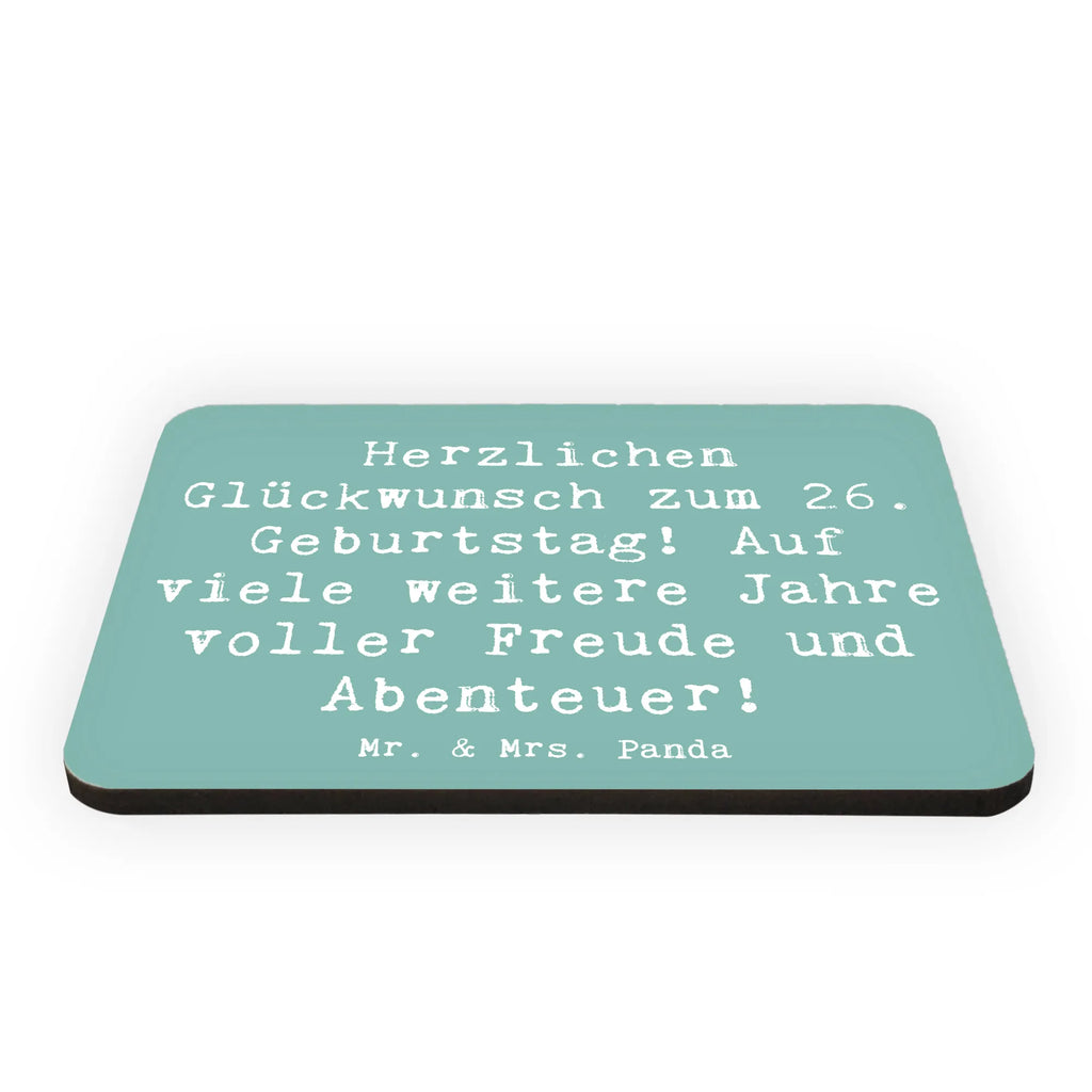 Magnet Spruch 26. Geburtstag Kühlschrankmagnet, Pinnwandmagnet, Souvenir Magnet, Motivmagnete, Dekomagnet, Whiteboard Magnet, Notiz Magnet, Kühlschrank Dekoration, Geburtstag, Geburtstagsgeschenk, Geschenk