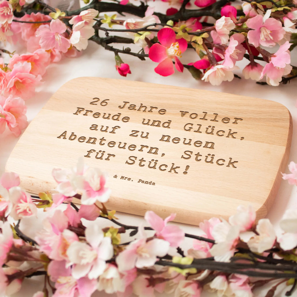 Frühstücksbrett Spruch 26. Geburtstag Abenteuer Frühstücksbrett, Holzbrett, Schneidebrett, Schneidebrett Holz, Frühstücksbrettchen, Küchenbrett, Geburtstag, Geburtstagsgeschenk, Geschenk