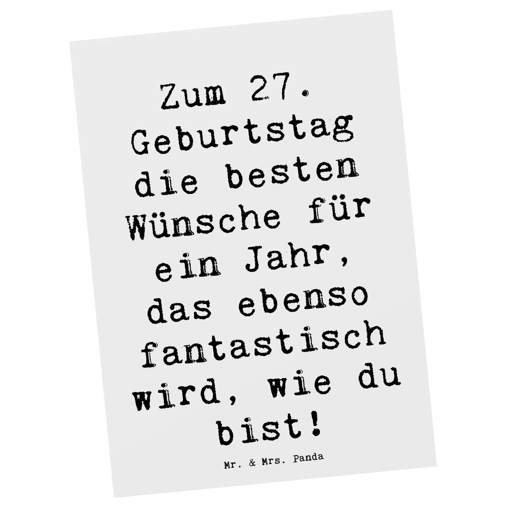 Postkarte Spruch 27. Geburtstag Wünsche Postkarte, Karte, Geschenkkarte, Grußkarte, Einladung, Ansichtskarte, Geburtstagskarte, Einladungskarte, Dankeskarte, Ansichtskarten, Einladung Geburtstag, Einladungskarten Geburtstag, Geburtstag, Geburtstagsgeschenk, Geschenk