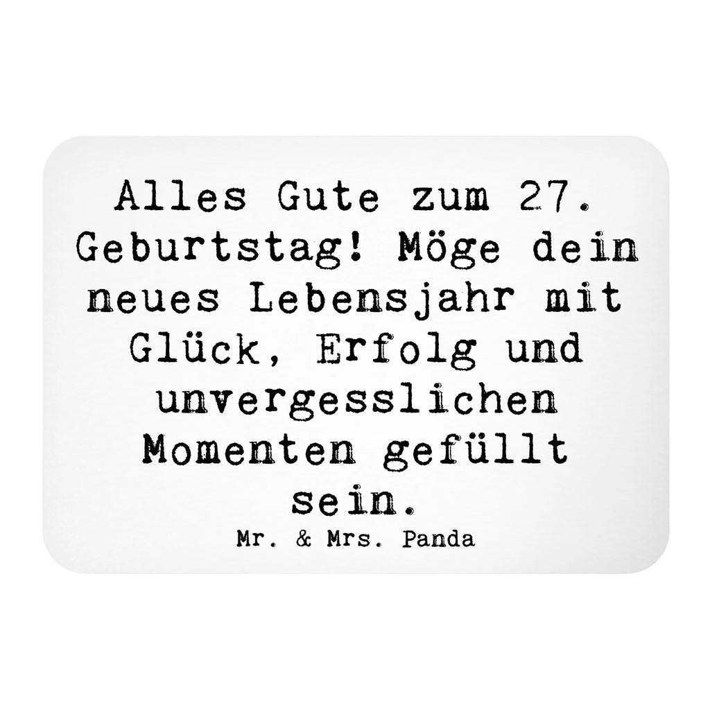 Magnet Spruch 27. Geburtstag Kühlschrankmagnet, Pinnwandmagnet, Souvenir Magnet, Motivmagnete, Dekomagnet, Whiteboard Magnet, Notiz Magnet, Kühlschrank Dekoration, Geburtstag, Geburtstagsgeschenk, Geschenk