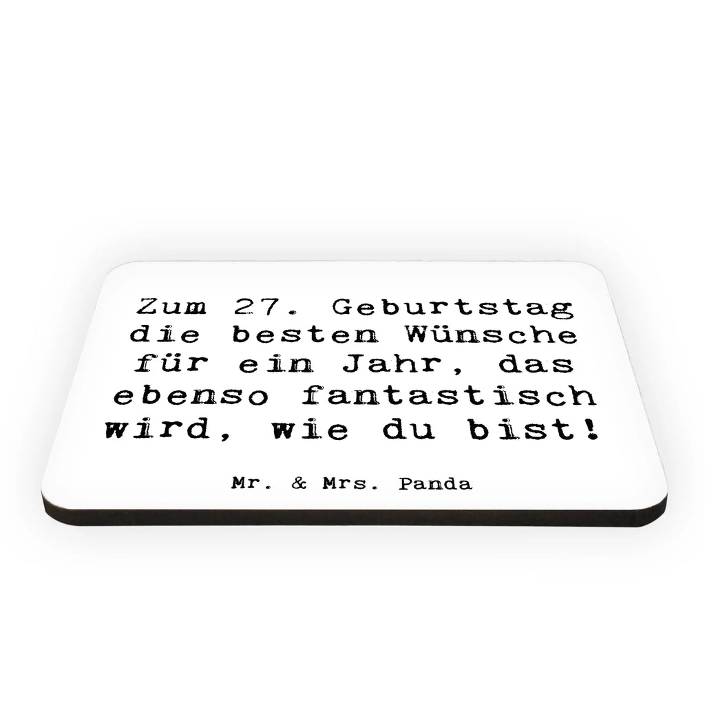 Magnet Spruch 27. Geburtstag Wünsche Kühlschrankmagnet, Pinnwandmagnet, Souvenir Magnet, Motivmagnete, Dekomagnet, Whiteboard Magnet, Notiz Magnet, Kühlschrank Dekoration, Geburtstag, Geburtstagsgeschenk, Geschenk