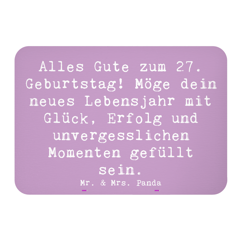 Magnet Spruch 27. Geburtstag Kühlschrankmagnet, Pinnwandmagnet, Souvenir Magnet, Motivmagnete, Dekomagnet, Whiteboard Magnet, Notiz Magnet, Kühlschrank Dekoration, Geburtstag, Geburtstagsgeschenk, Geschenk