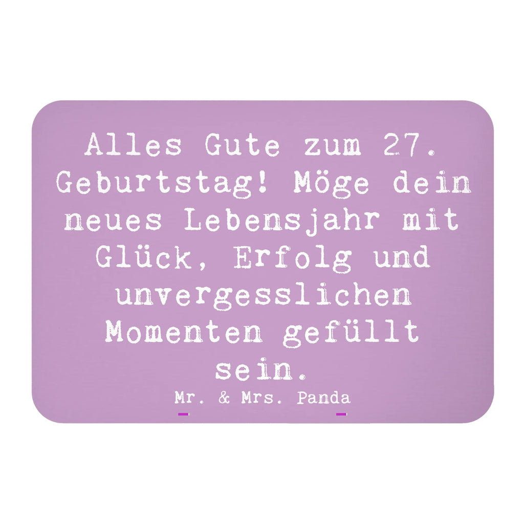 Magnet Spruch 27. Geburtstag Kühlschrankmagnet, Pinnwandmagnet, Souvenir Magnet, Motivmagnete, Dekomagnet, Whiteboard Magnet, Notiz Magnet, Kühlschrank Dekoration, Geburtstag, Geburtstagsgeschenk, Geschenk