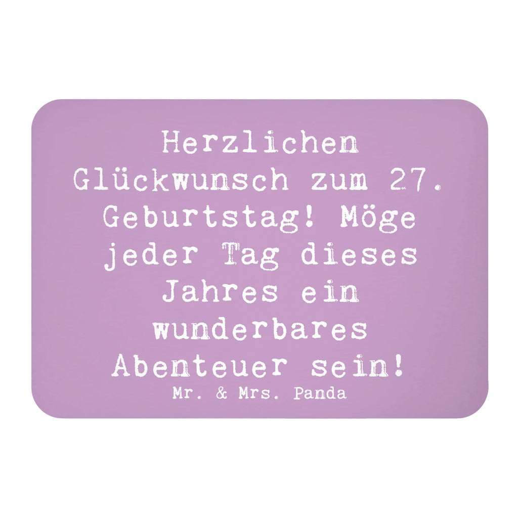 Magnet Spruch 27. Geburtstag Abenteuer Kühlschrankmagnet, Pinnwandmagnet, Souvenir Magnet, Motivmagnete, Dekomagnet, Whiteboard Magnet, Notiz Magnet, Kühlschrank Dekoration, Geburtstag, Geburtstagsgeschenk, Geschenk