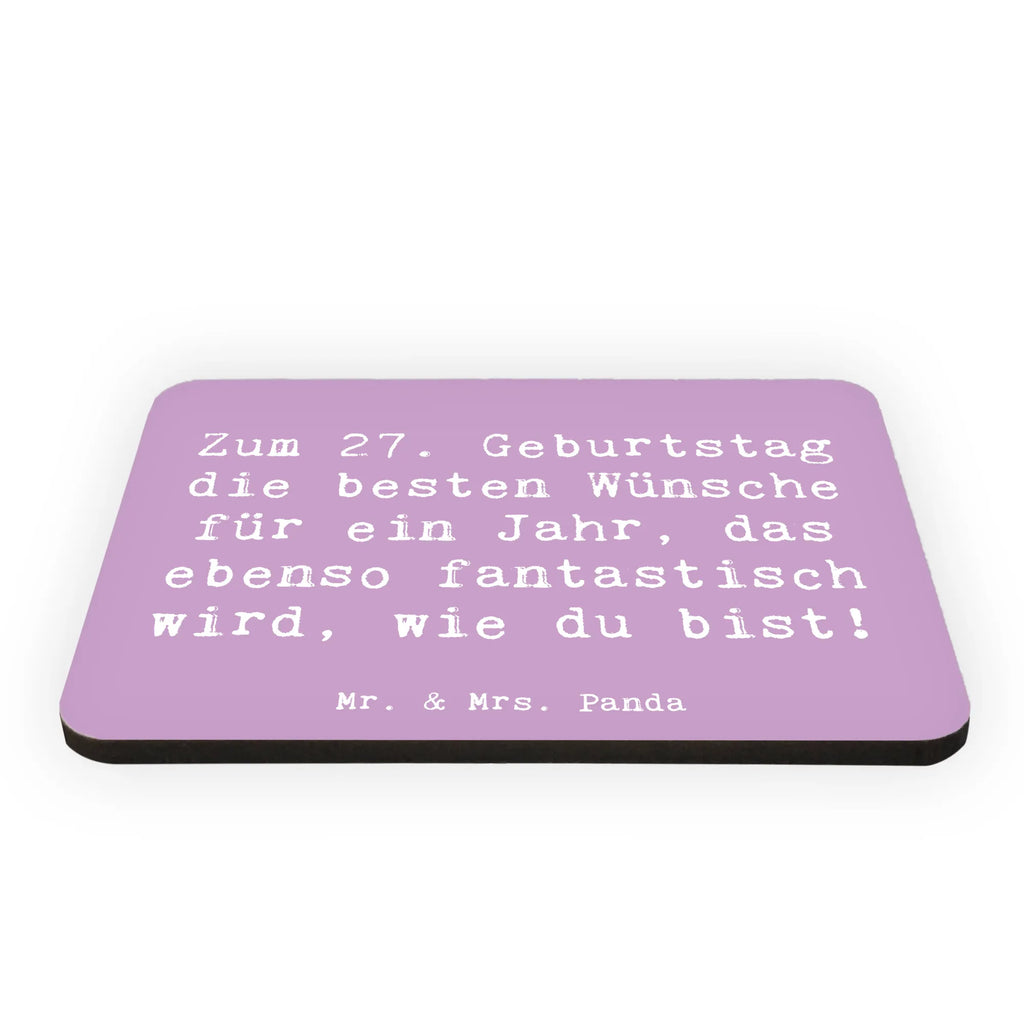 Magnet Spruch 27. Geburtstag Wünsche Kühlschrankmagnet, Pinnwandmagnet, Souvenir Magnet, Motivmagnete, Dekomagnet, Whiteboard Magnet, Notiz Magnet, Kühlschrank Dekoration, Geburtstag, Geburtstagsgeschenk, Geschenk