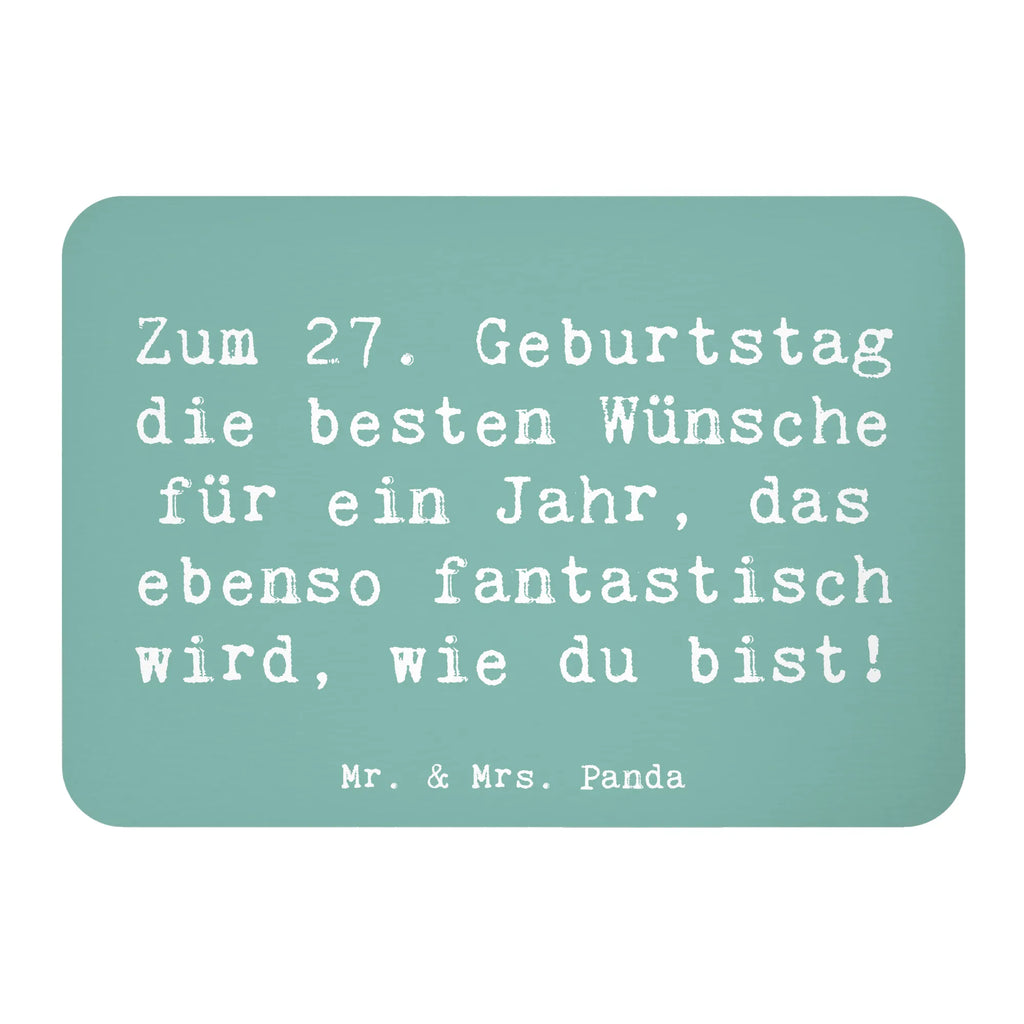 Magnet Spruch 27. Geburtstag Wünsche Kühlschrankmagnet, Pinnwandmagnet, Souvenir Magnet, Motivmagnete, Dekomagnet, Whiteboard Magnet, Notiz Magnet, Kühlschrank Dekoration, Geburtstag, Geburtstagsgeschenk, Geschenk