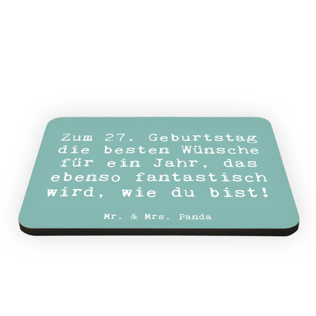 Magnet Spruch 27. Geburtstag Wünsche Kühlschrankmagnet, Pinnwandmagnet, Souvenir Magnet, Motivmagnete, Dekomagnet, Whiteboard Magnet, Notiz Magnet, Kühlschrank Dekoration, Geburtstag, Geburtstagsgeschenk, Geschenk